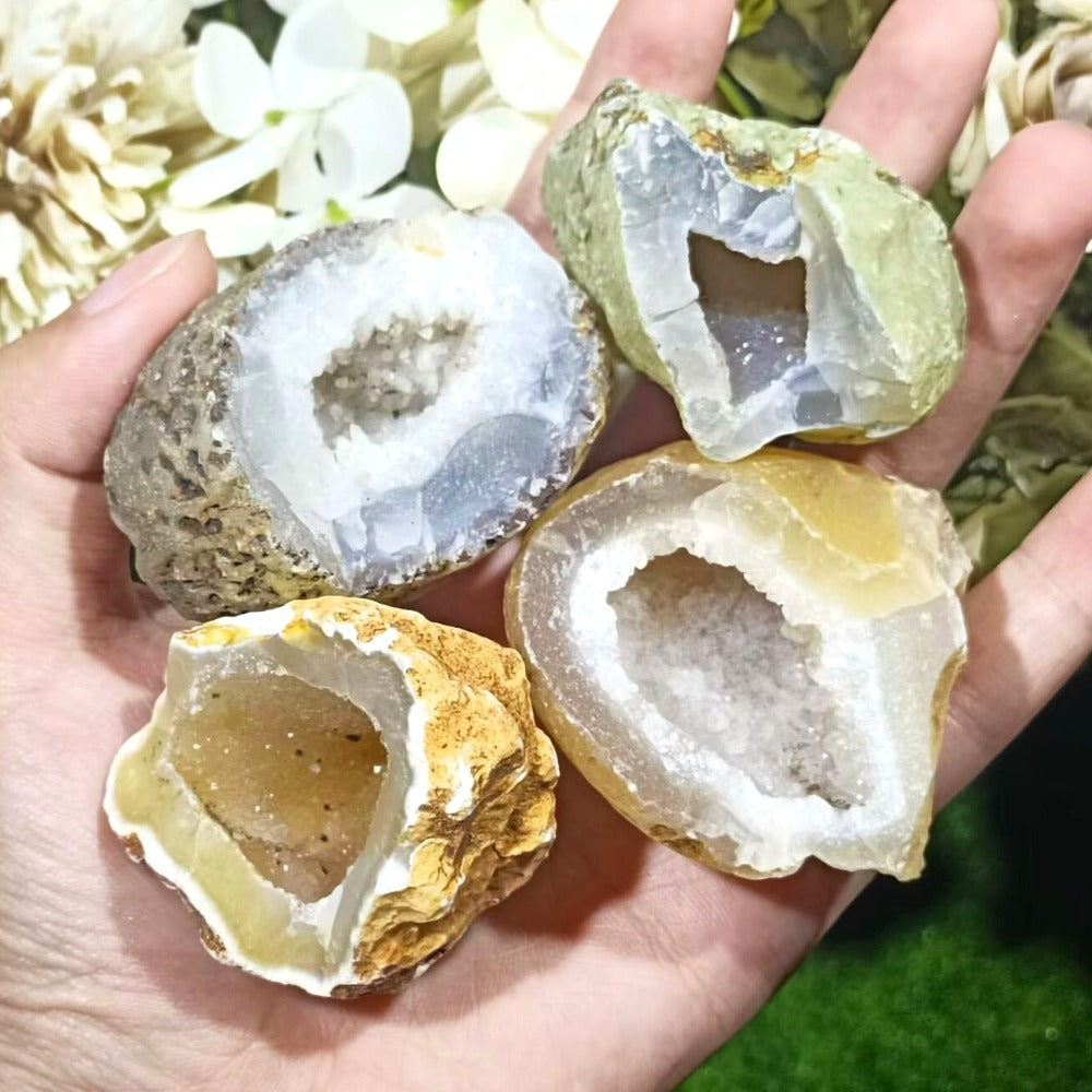 Natural Crystal Crafts Home Decor Carving Agate Crystal Geode Fish