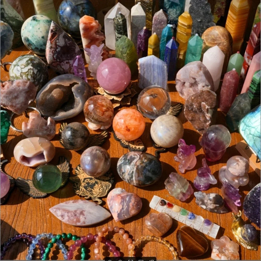 Mixed Crystal Tower Lot - 6 lb - 1 mixed lot (6 lb)