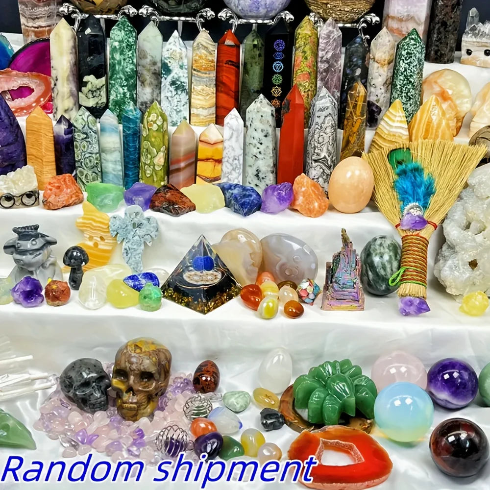 Mixed Crystal Tower Lot - 6 lb