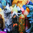 Mixed Crystal Tower Lot - 6 lb