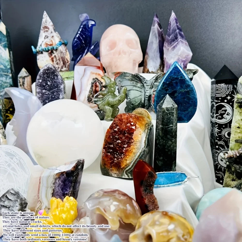 Mixed Crystal Tower Lot - 6 lb