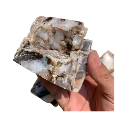 6cm Natural Sphalerite Cube Unique Stone Crystal Mineral Specimen Crystal Collection Decoration Sphalerite Block Cube Geode