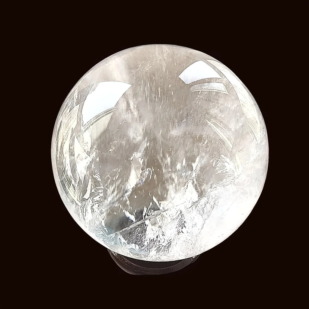 7-7.5cm Spirit Natural Gemstone Clear Quartz Sphere