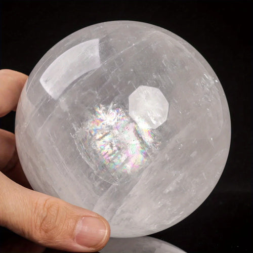 7-7.5cm Spirit Natural Gemstone Clear Quartz Sphere