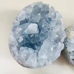 Blue Celestite Druzy Cluster - 800–1,000 g