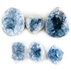 Blue Celestite Druzy Cluster - 800–1,000 g