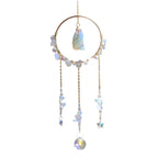 Amelia Luxury Moon Suncatcher Wind Chime Crystal Craft Fashion Trend Geometric Home Decor Window Ornament Hang