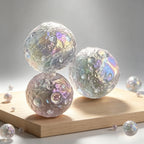 Angel Aura Quartz Moon Sphere