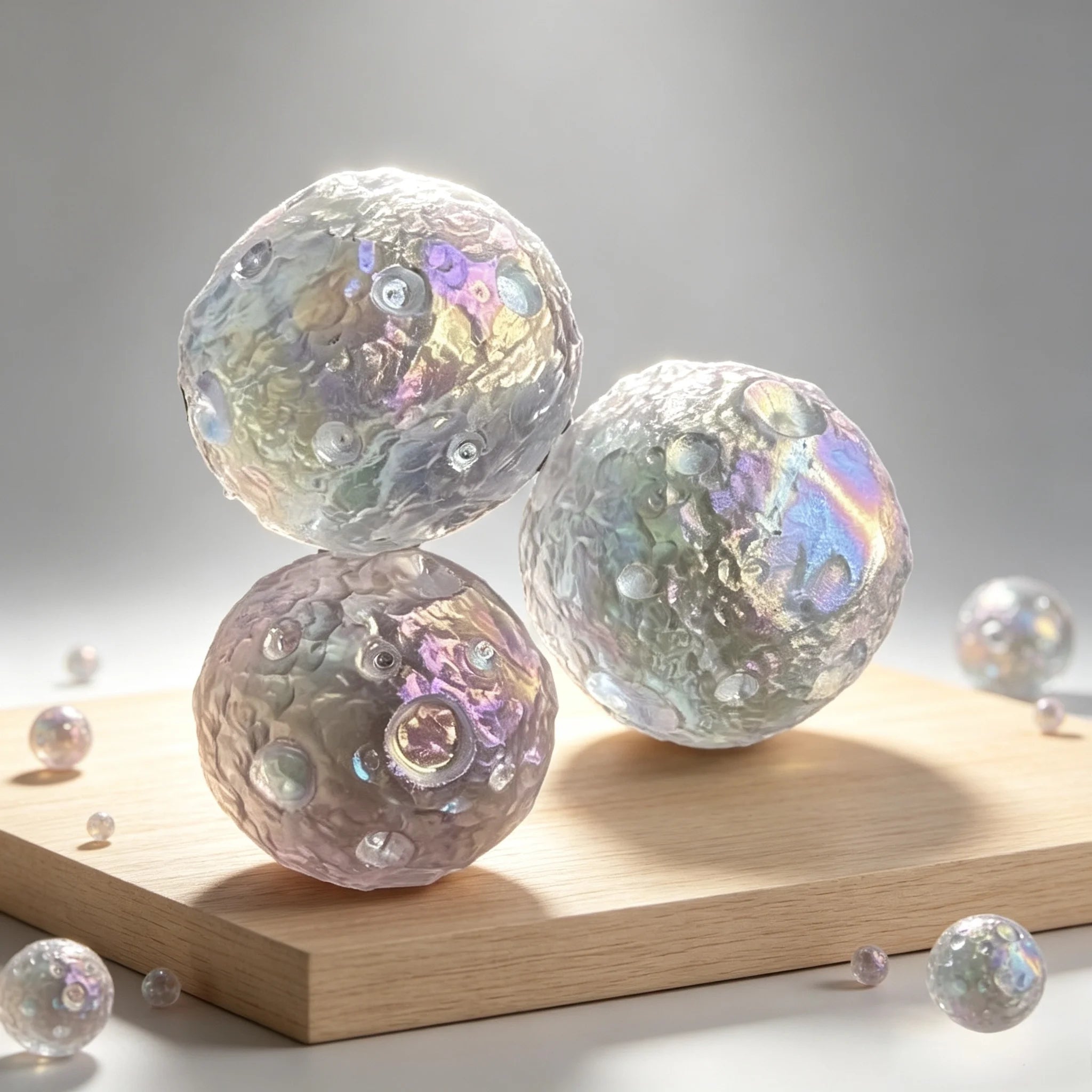 Angel Aura Quartz Moon Sphere