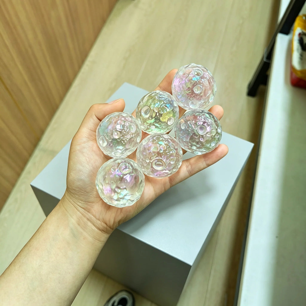 Angel Aura Quartz Moon Sphere