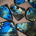 Strong Flash Crystal Polished Stones Light Labradorite Freeform for Decoration