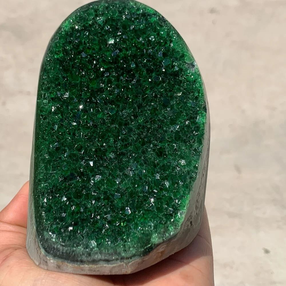 Crystal Specimen Minerals Rocks and Crystals Raw Stones Minerals Green Quartz Crystal Cluster for Anniversary