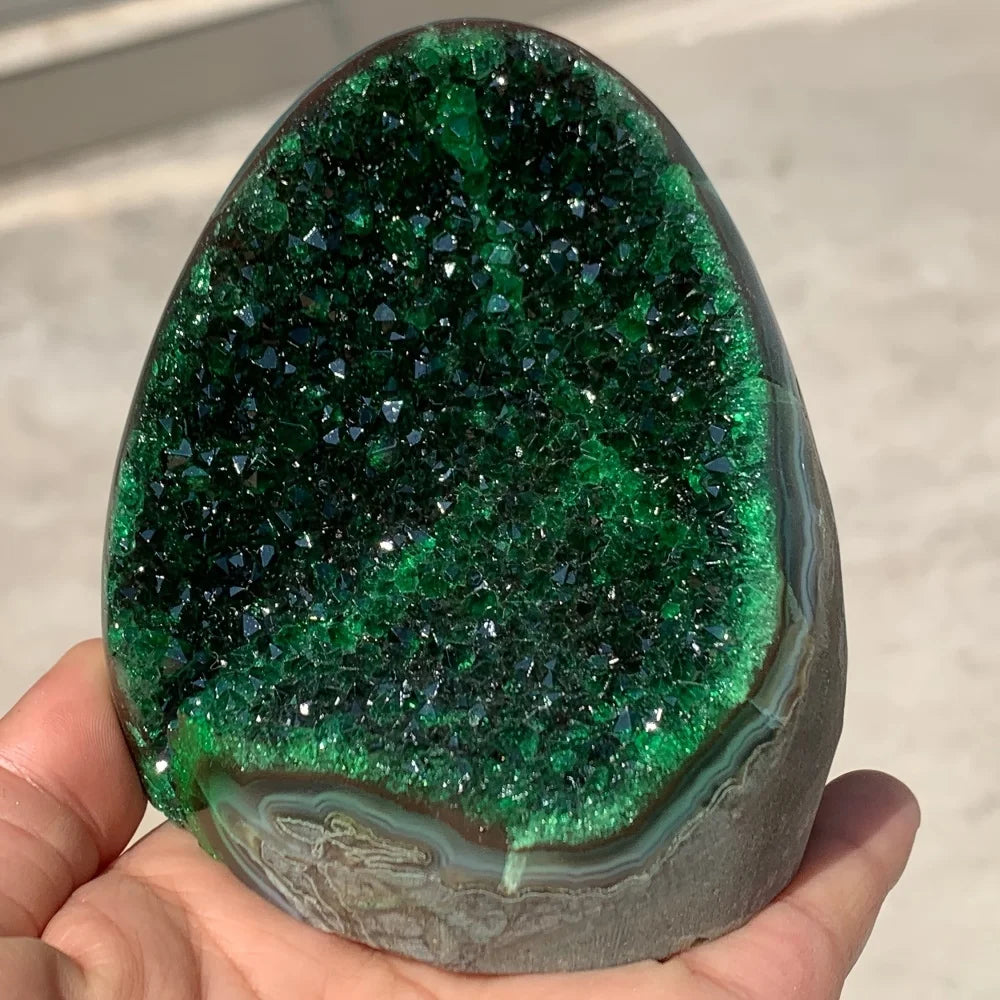 Crystal Specimen Minerals Rocks and Crystals Raw Stones Minerals Green Quartz Crystal Cluster for Anniversary