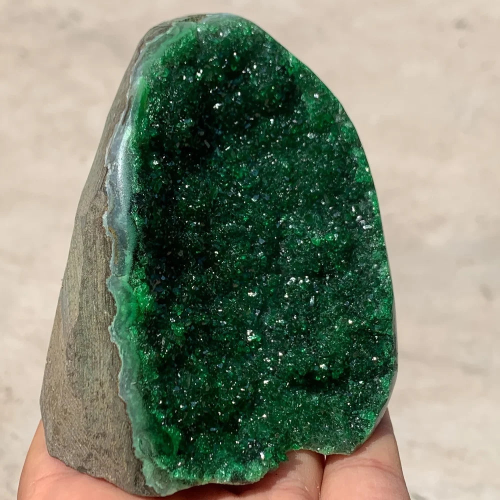 Crystal Specimen Minerals Rocks and Crystals Raw Stones Minerals Green Quartz Crystal Cluster for Anniversary