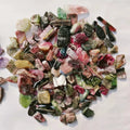 Selling Natural Polished Crystal Watermelon Tourmaline Chips Tumbled Stone for for Decoration