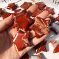 Hand Carved Small Natural Red Jasper Star Gemstone Crystals Stars Crystal Decor