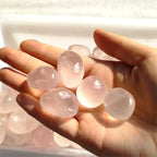 Supply Transparent Pink Rose Quartz Tumbled Gemstone Crystal Gravel for Home Decoration
