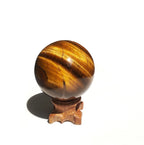 Natural Yellow Tiger Eye Sphere Ball Crystal Ball