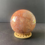 MT Hot-selling Natural Antique Pink Agate Crystal Ball for Fashion Trend