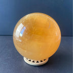 MT Brand Natural Honey Calcite Crystal Balls for Decoration-Fashion Trend