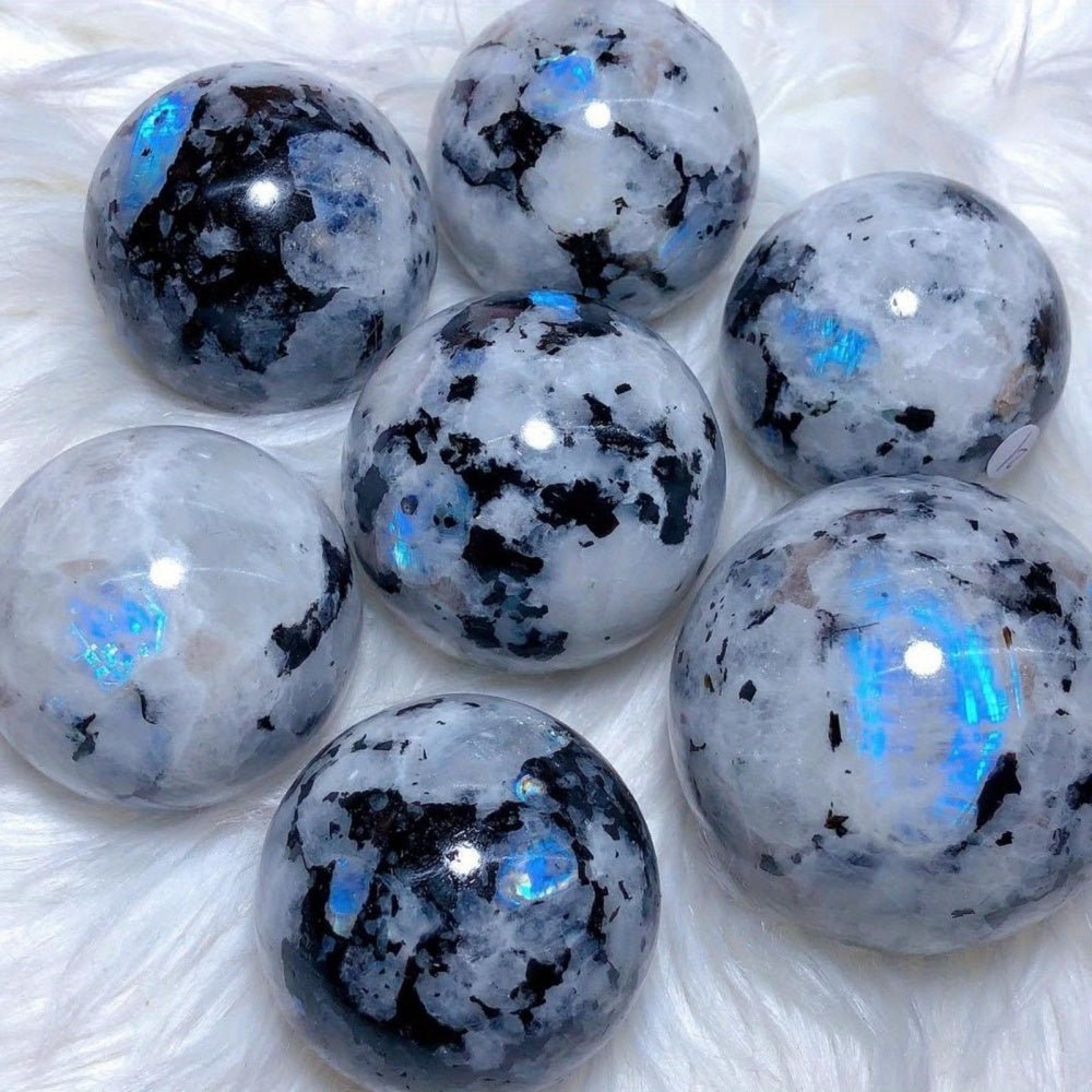 Rainbow Moonstone Sphere, 6-6.5 cm