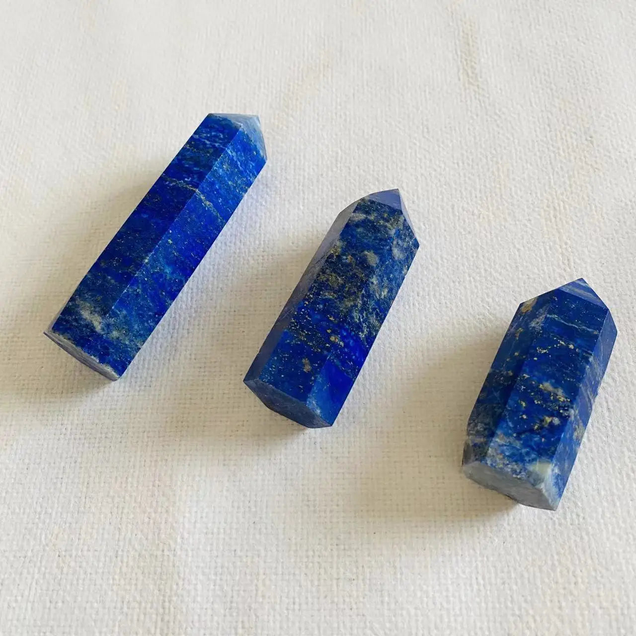 Natural Blue Sodalite Point Towers, 1 kg Lot