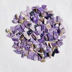 Natural Gemstone Charoite Tumbled Chips Purple Crystal Gravel for DIY Craft Decor