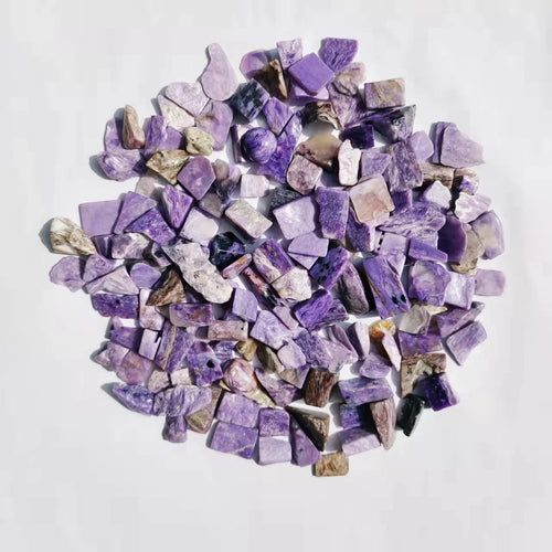 Charoite Tumbled Chips Lot