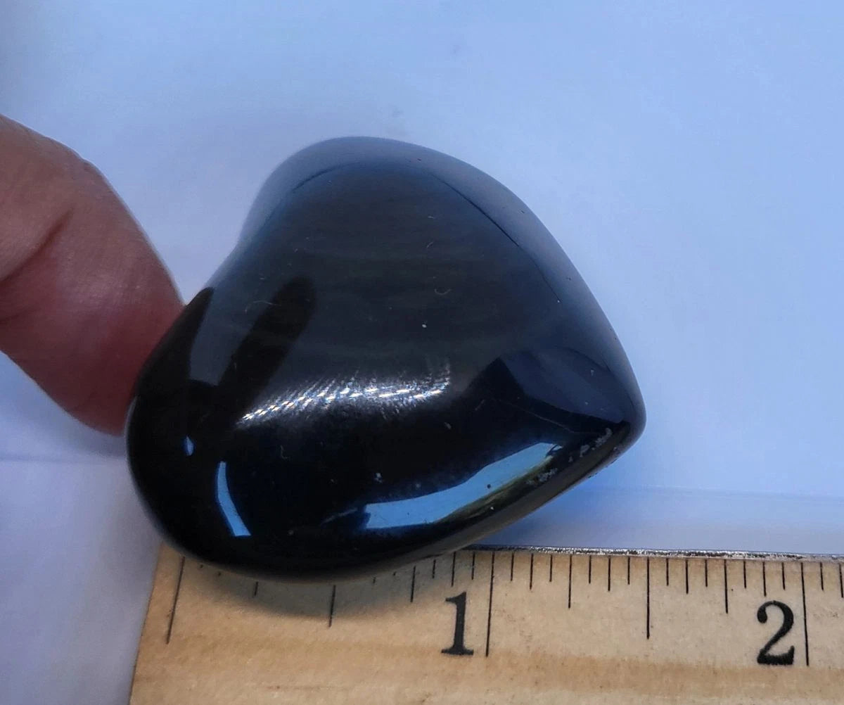 Hot Sell Naturalc Rainbow Obsidian Heart-shaped Gem Quartz Crystal Mineral