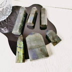 Nature Crystals Stones Labradorite Point Obelisk Tower for Decorations