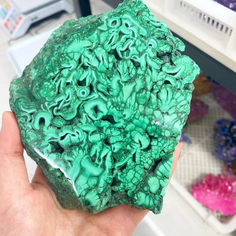 Natural Green Malachite Stone Slab