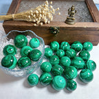 Natural Green Malachite Polished Sphere DIY Crystal Craft Ball for Home Decoration
