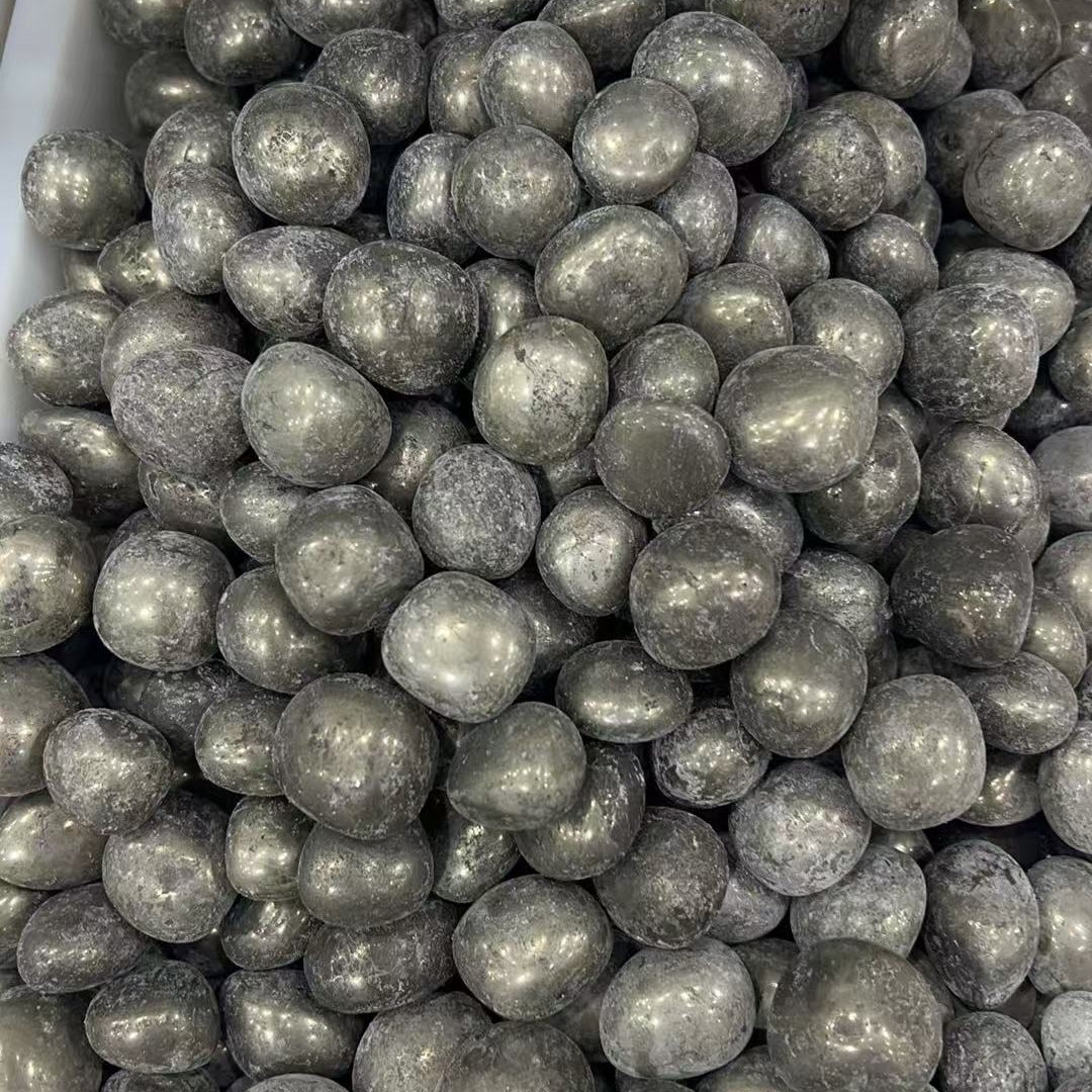 Natural Tumbled Crystal Stones — 100g Bag — Pyrite