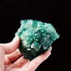 Natural Dark Green Fluorite Cluster Raw Rough Specimen Stones Crystal for Decoration