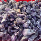 Natural rose amethyst quartz Mixed Gemstone Crystal Raw Stone for Home Decor