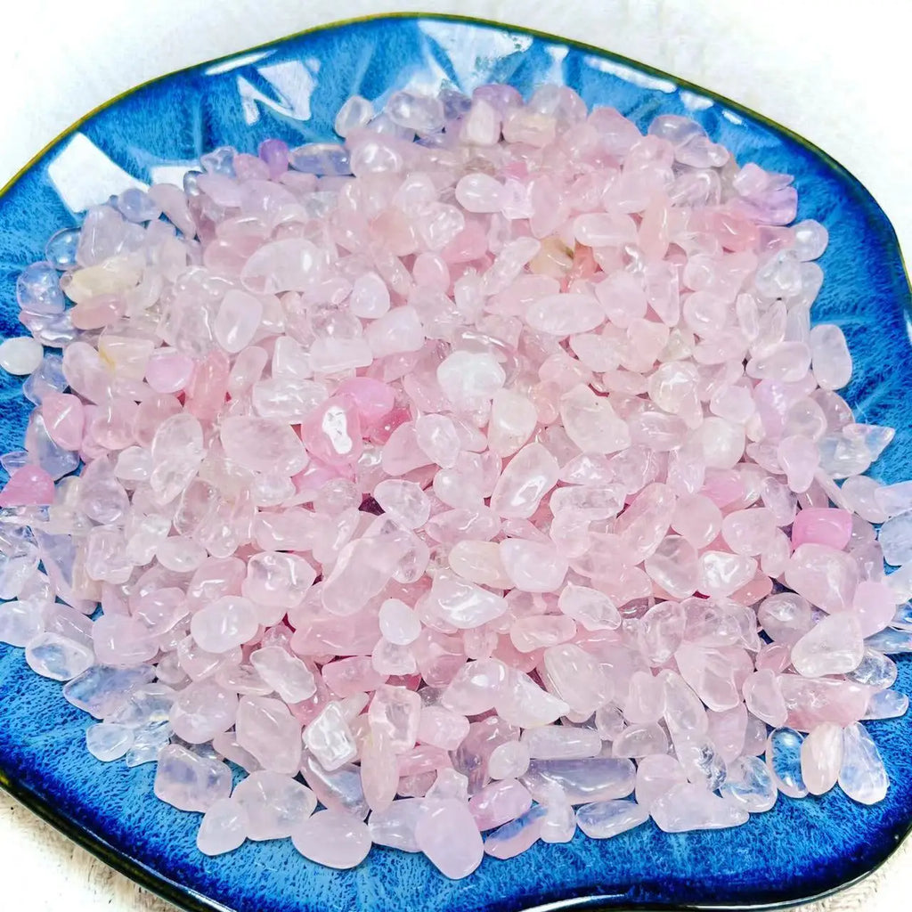 Natural Rose Quartz Chip Gravel for Decoration Crystal Decor