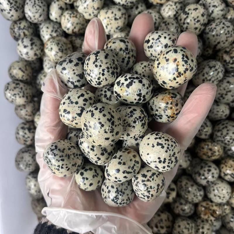 Natural Tumbled Crystal Stones — 100g Bag — Leopard jasper