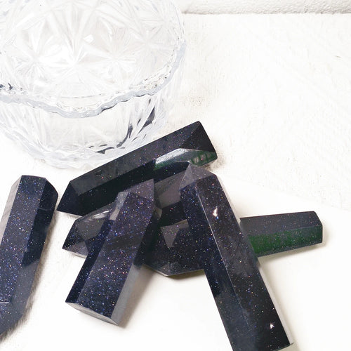 Blue Sandstone Crystal Tower