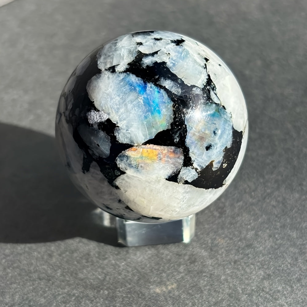 Rainbow Moonstone Sphere, 6-6.5 cm