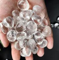 Natural Tumbled Crystal Stones — 100g Bag — Clear quartz