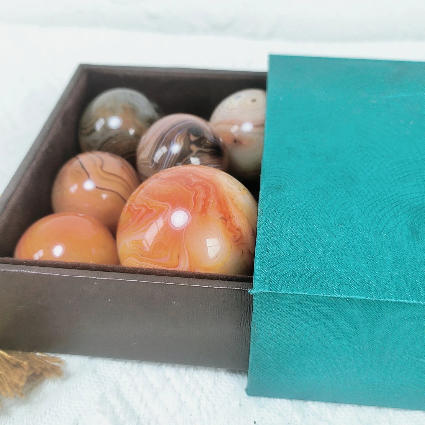 Natural Stone Crystal Colorful Small Sardonyx Sphere Agate Ball for Decoration