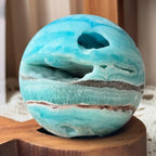 Natural Hemimorphite Sphere, 8-9 cm