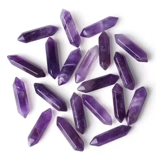 Mixed Double-Point Crystal Set — 20 Pieces — Dream amethyst