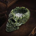 Xiuyan Jade Skull Storage Container - 1 piece