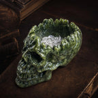 Xiuyan Jade Skull Storage Container - 1 piece