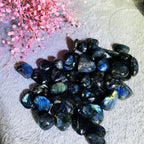 Natural Crystal Stone Mini Labradorite Heart Stone