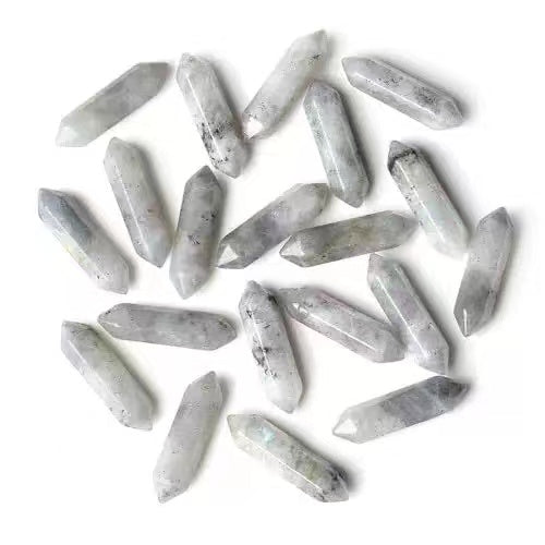 Mixed Double-Point Crystal Set — 20 Pieces — Labradorite