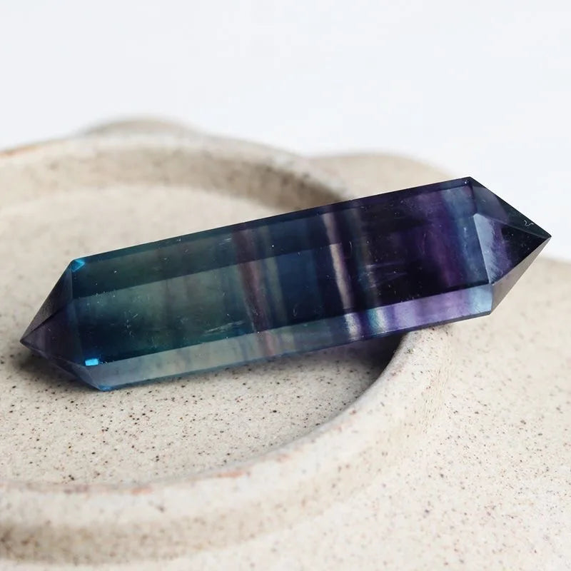 Sodalite crystal double point tower