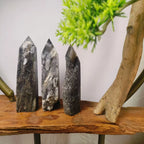 Natural Druzy Sphalerite Tower Point for Decoration Crystal Decor