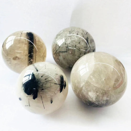 Black Tourmaline Crystal Sphere